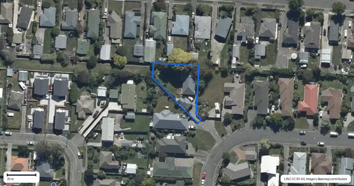Property context map for 40A Regency Crescent, Redwood, Christchurch
