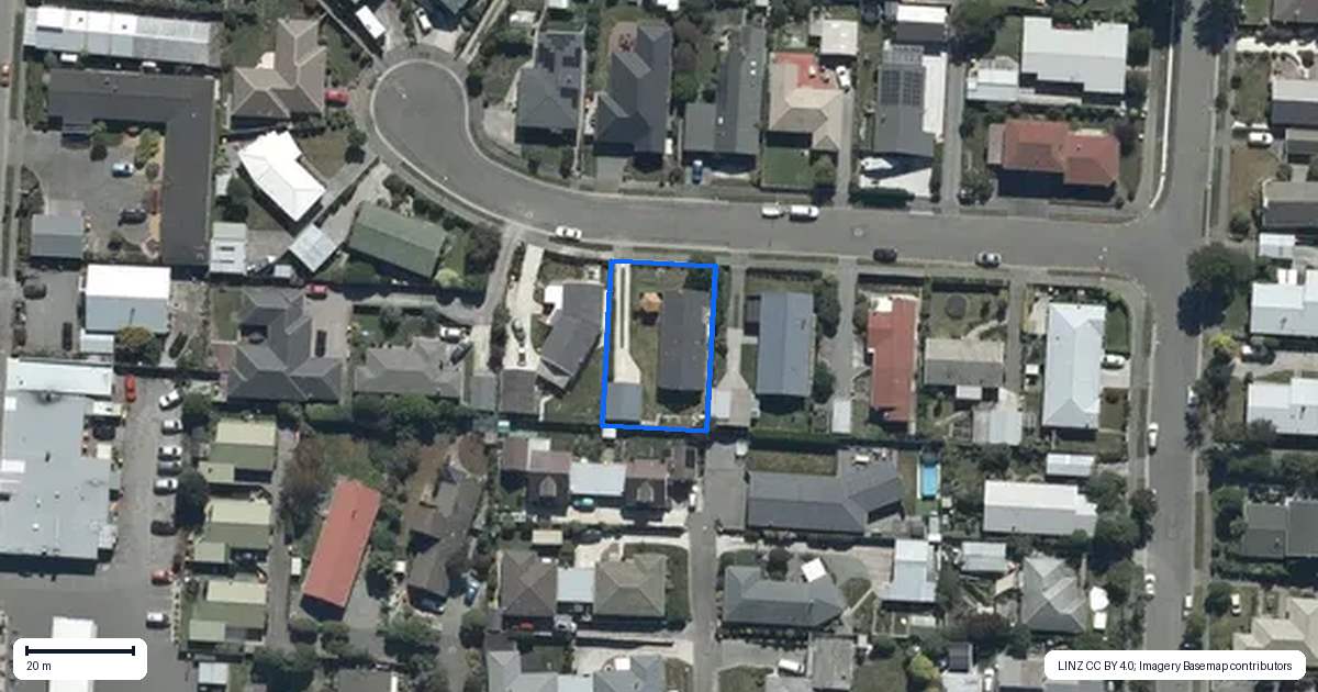 Property context map for 9 Beeston Place, Redwood, Christchurch