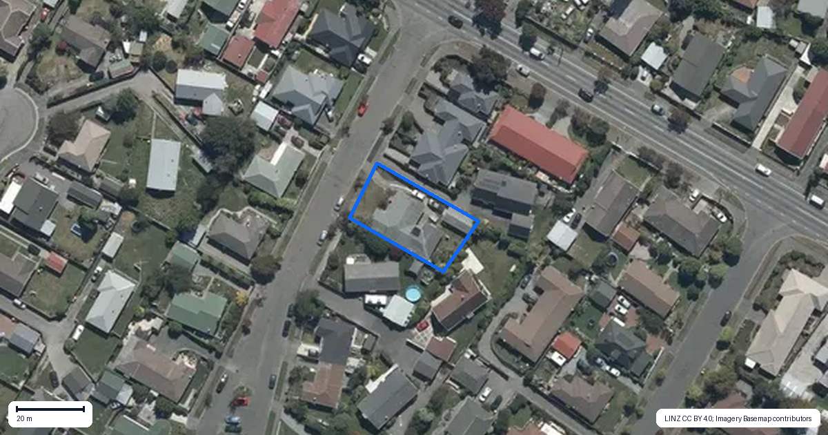Property context map for 5 Blairdon Place, Bishopdale, Christchurch