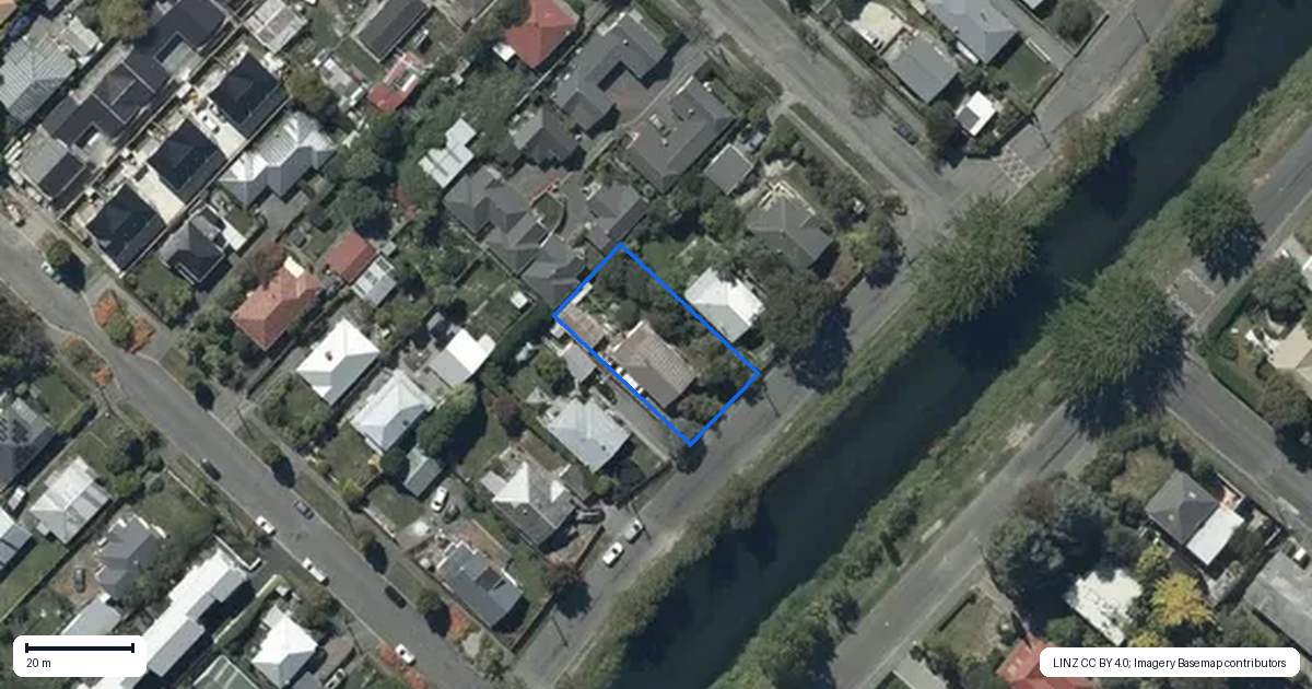 Property context map for 66 Richardson Terrace, Woolston, Christchurch