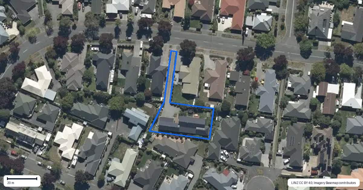 Property context map for 54 Apsley Drive, Avonhead, Christchurch