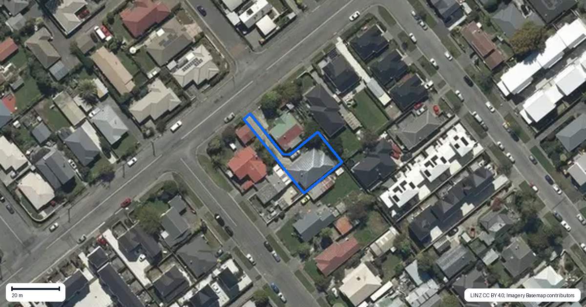 Property context map for 144 Edinburgh Street, Spreydon, Christchurch
