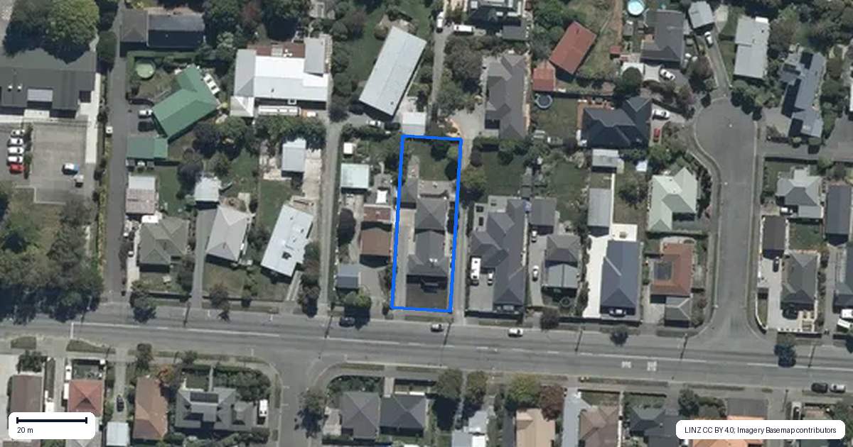 Property context map for 65 Prestons Road, Redwood, Christchurch
