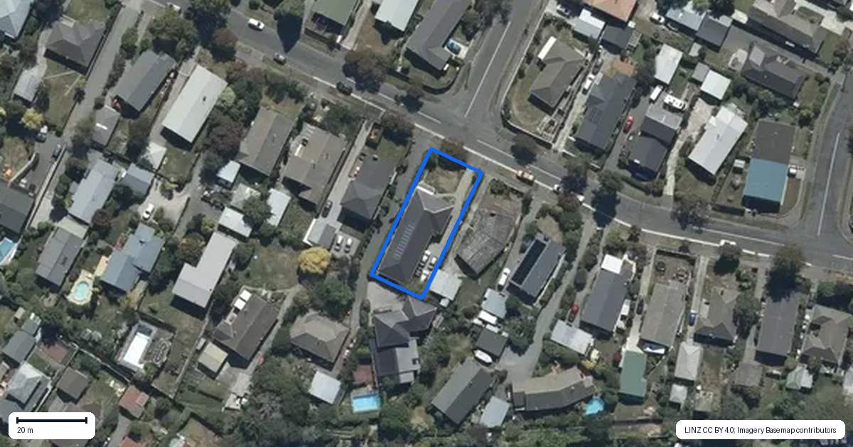 Property context map for 43 Whitby Street, Burnside, Christchurch