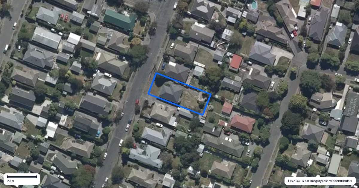 Property context map for 24 Teesdale Street, Burnside, Christchurch