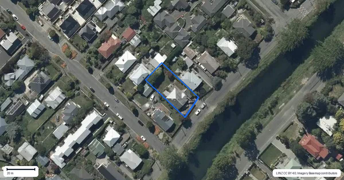 Property context map for 70 Richardson Terrace, Woolston, Christchurch