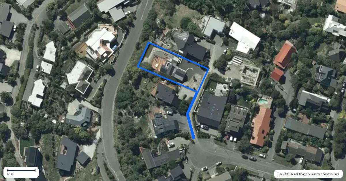 Property context map for 5 Hatherly Lane, Mount Pleasant, Christchurch