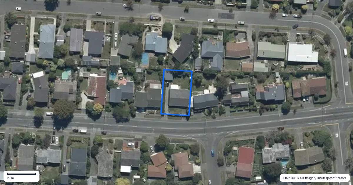 Property context map for 170 Maidstone Road, Avonhead, Christchurch