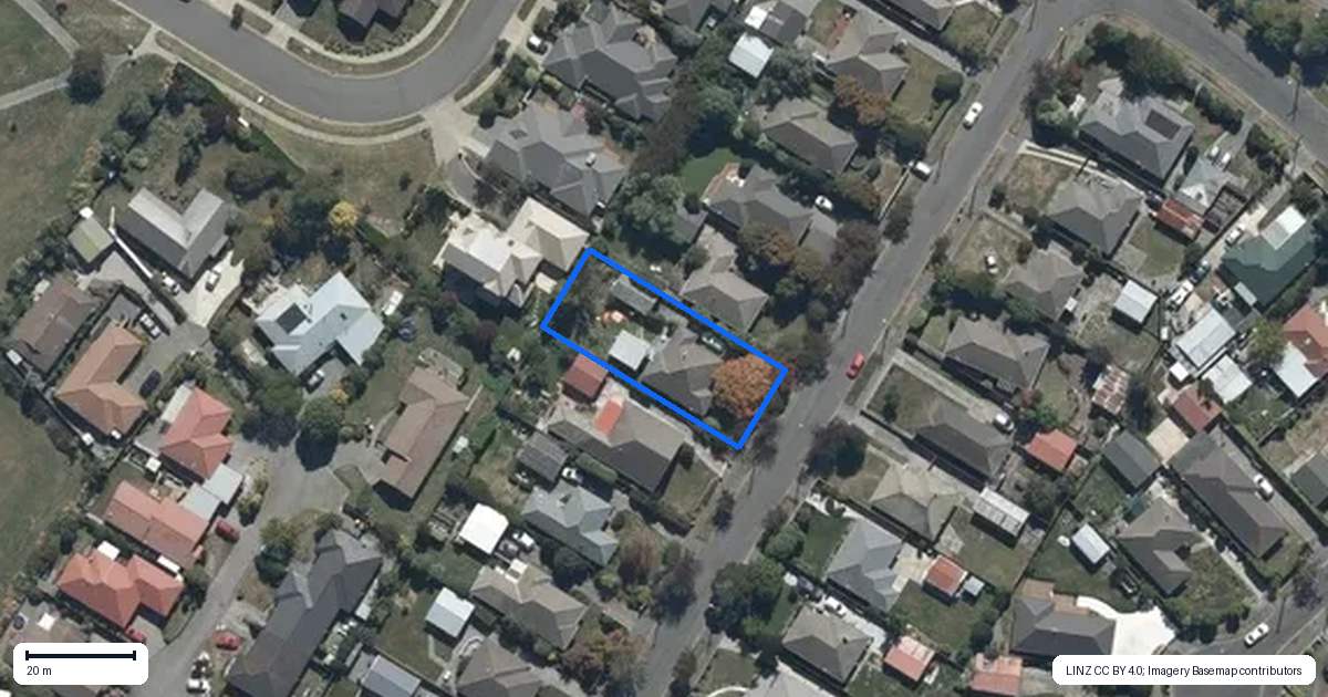 Property context map for 43 Charlcott Street, Burnside, Christchurch