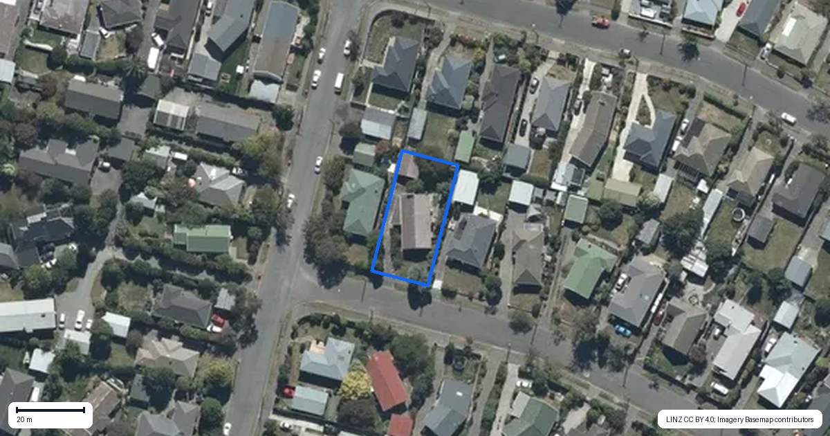 Property context map for 66 Dunster Street, Burnside, Christchurch