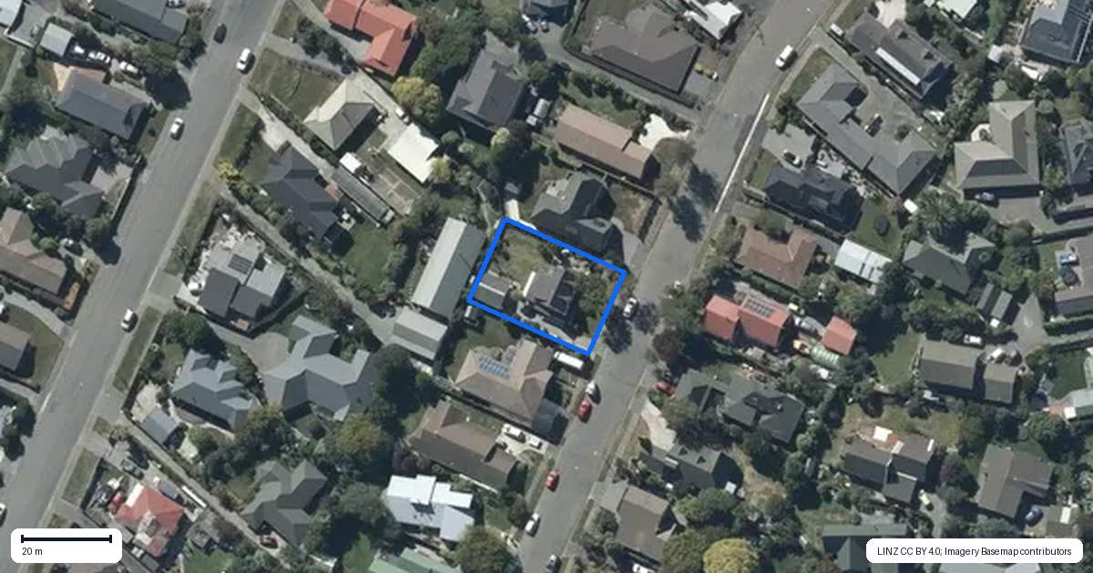 Property context map for 37 Townshend Crescent, Halswell, Christchurch