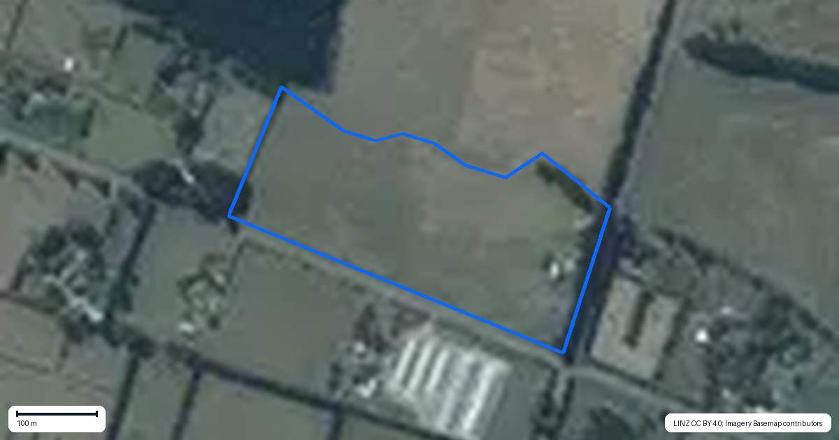 Property context map for 1055 Weedons Ross Road, West Melton