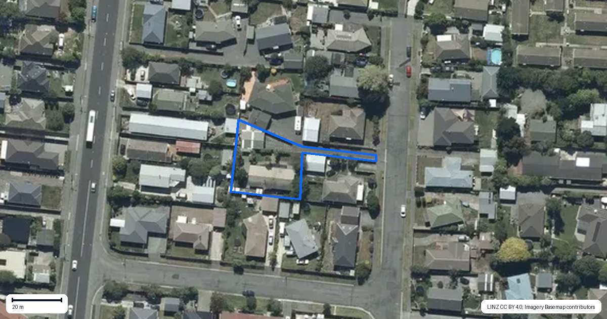 Property context map for 15 Thurso Place, New Brighton, Christchurch