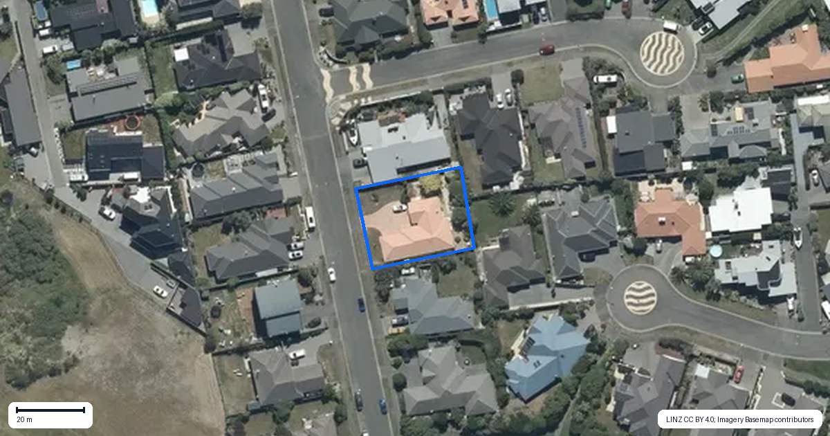 Property context map for 68 Eastwood Rise, Waimairi Beach, Christchurch