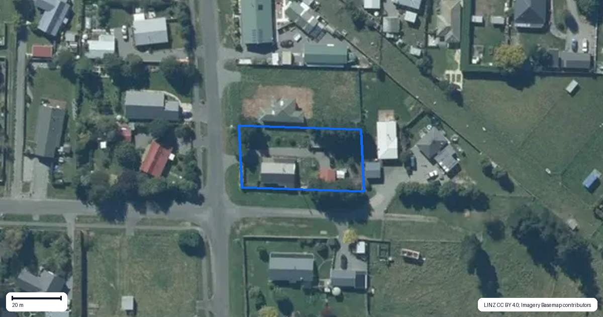 Property context map for 12 Gift Street, Coalgate