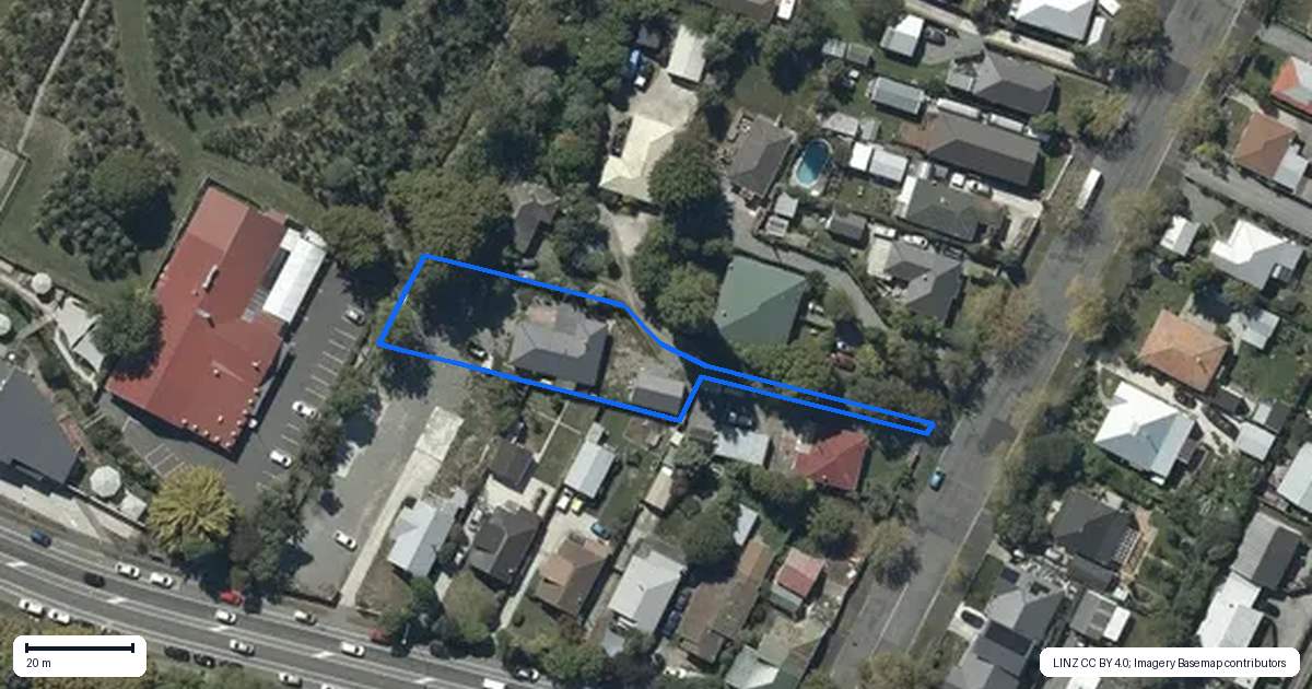 Property context map for 3 Tilford Street, Woolston, Christchurch