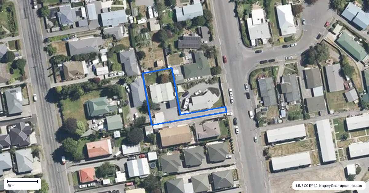 Property context map for 39A Durham Street, Rangiora