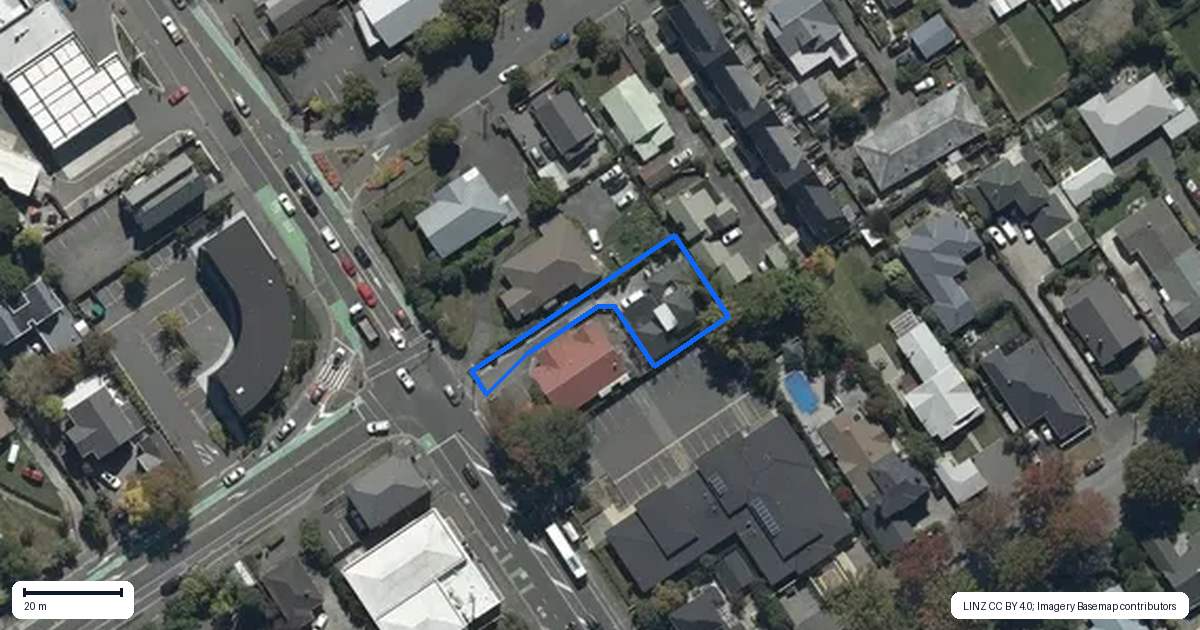 Property context map for 440A Papanui Road, Strowan, Christchurch