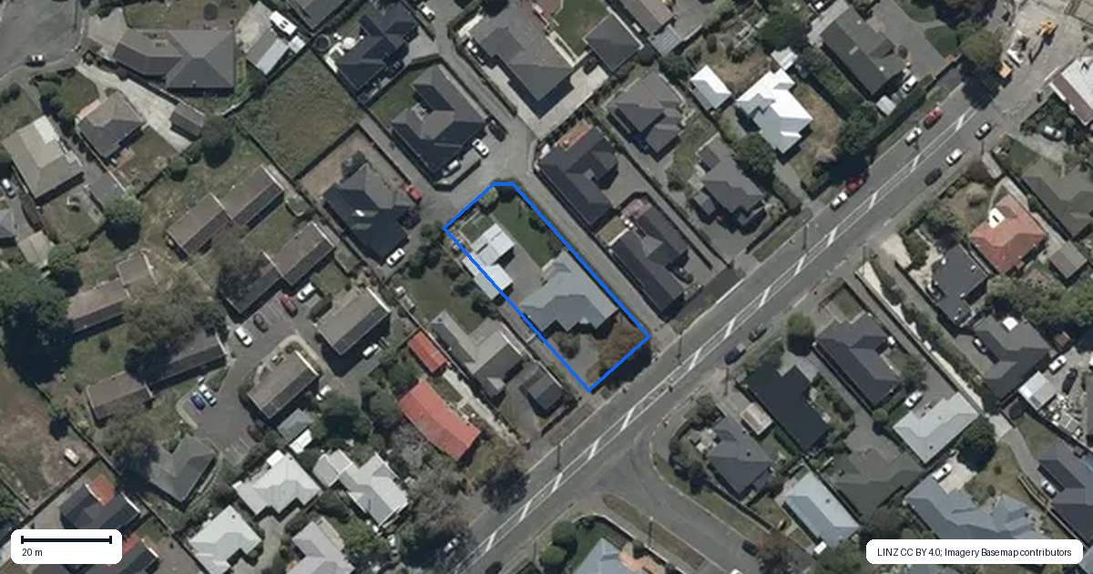 Property context map for 106 Aorangi Road, Bryndwr, Christchurch