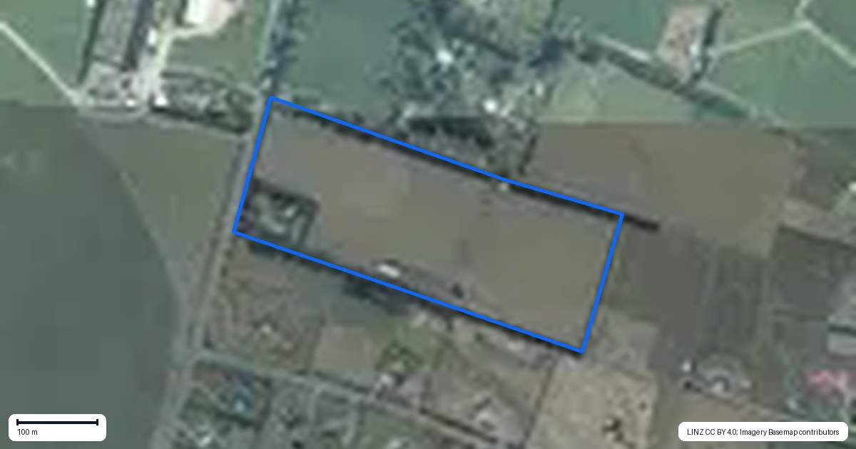 Property context map for 1454 Courtenay Road, Kirwee