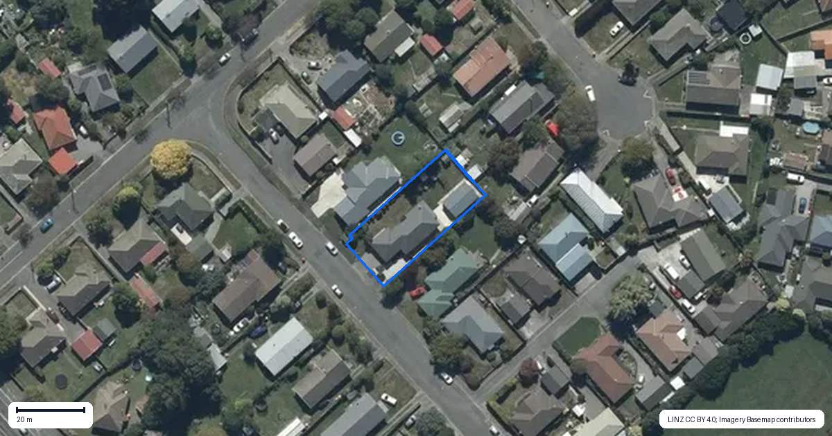 Property context map for 5 De Lange Street, Wigram, Christchurch