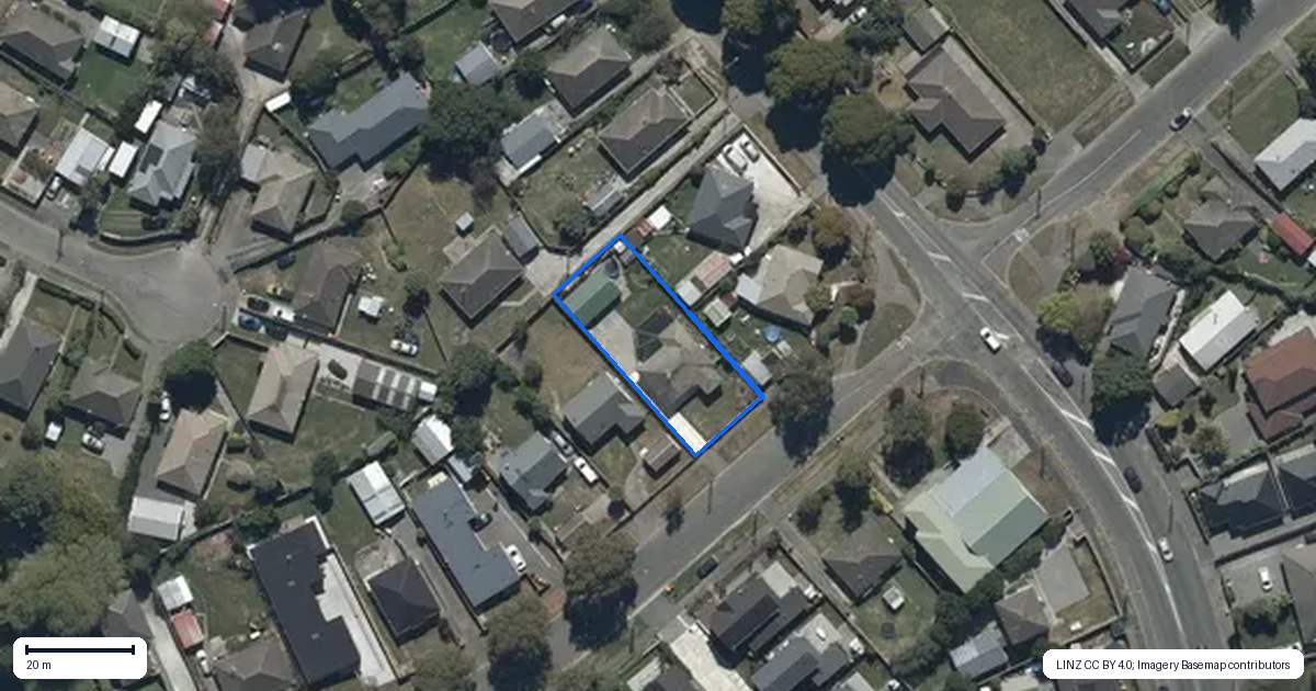 Property context map for 164 Aorangi Road, Bryndwr, Christchurch