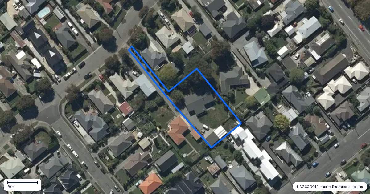 Property context map for 76 Rahera Street, Spreydon, Christchurch