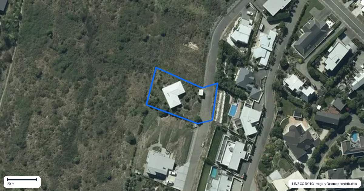 Property context map for 5 Rifleman Lane, Redcliffs, Christchurch