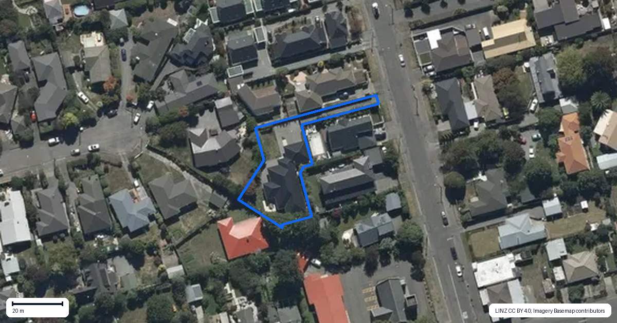 Property context map for 55A Bryndwr Road, Bryndwr, Christchurch