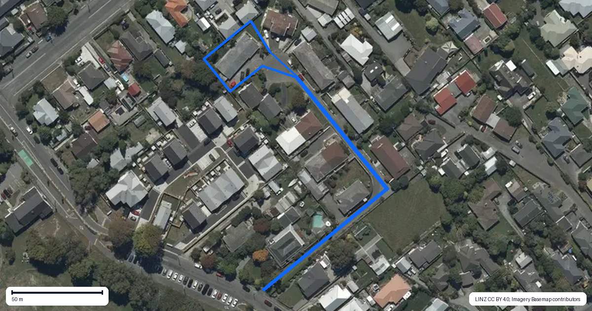 Property context map for 9 Deejay Lane, Spreydon, Christchurch