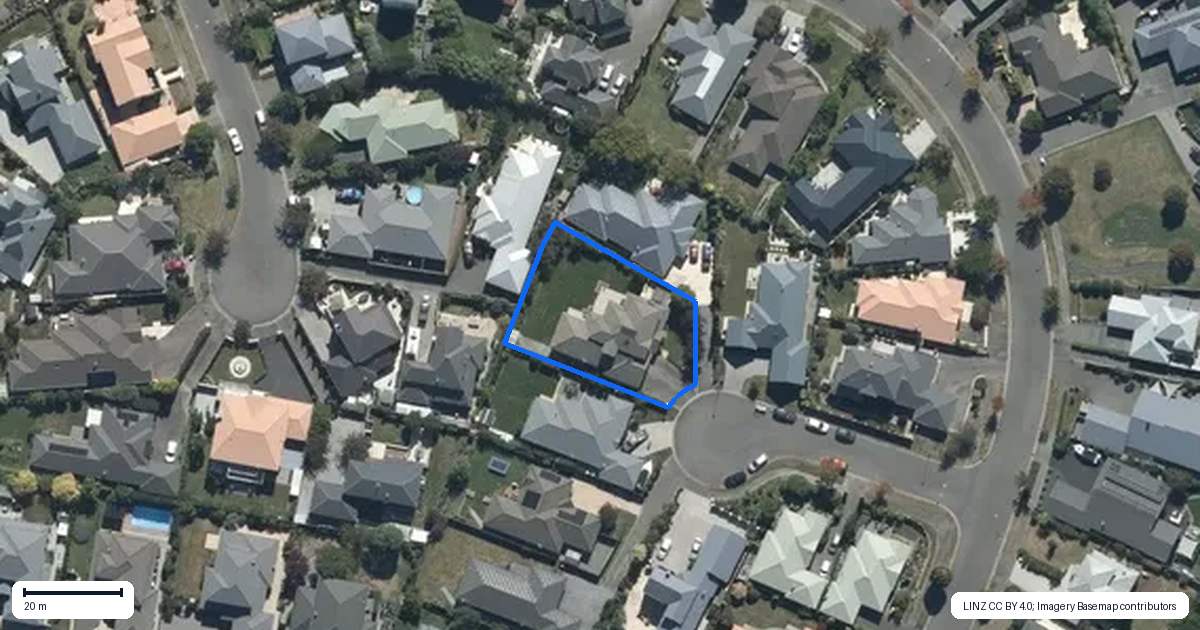 Property context map for 8 Napoleon Close, Harewood, Christchurch