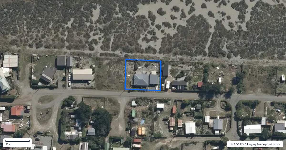 Property context map for 46 Hillview Road, Birdlings Flat, Little River