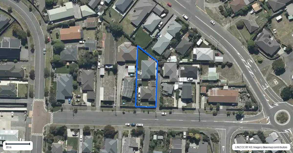 Property context map for 178 Bowhill Road, New Brighton, Christchurch