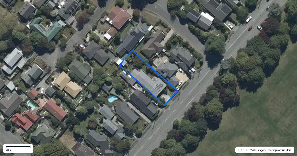 Property context map for 15 Roydvale Avenue, Burnside, Christchurch