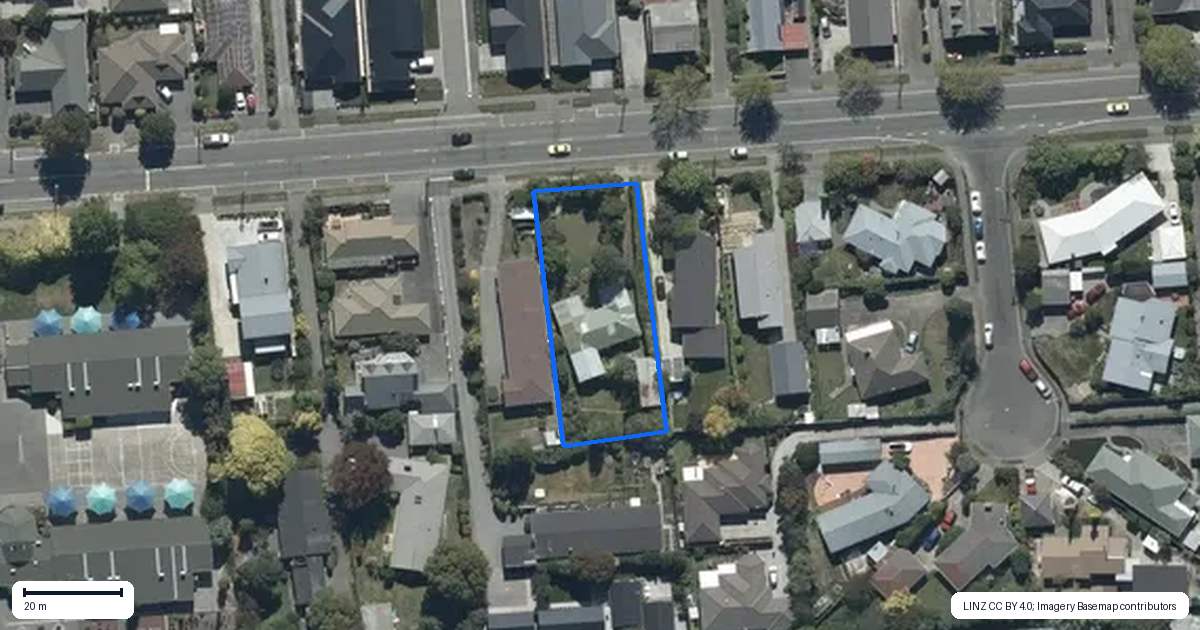 Property context map for 29 Merrin Street, Avonhead, Christchurch