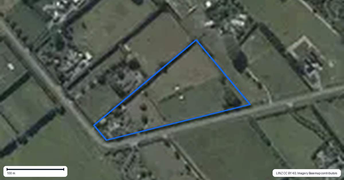 Property context map for 443 Marshs Road, Halswell, Christchurch