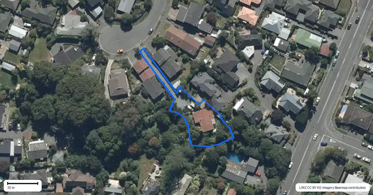 Property context map for 7A Archdall Place, Avonhead, Christchurch