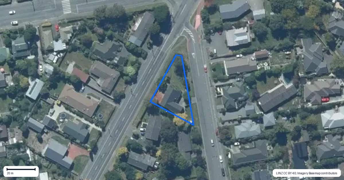 Property context map for 97 East Belt, Lincoln