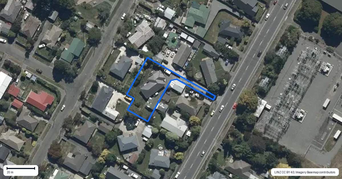 Property context map for 379A Greers Road, Bishopdale, Christchurch
