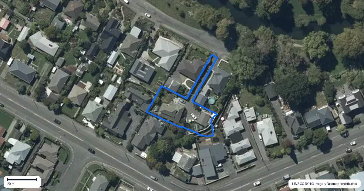 Property context map for 362 Riverlaw Terrace, Saint Martins, Christchurch