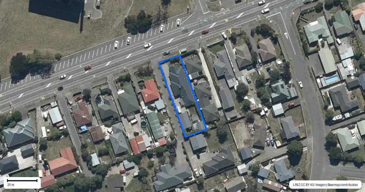 Property context map for 250 Mairehau Road, Burwood, Christchurch