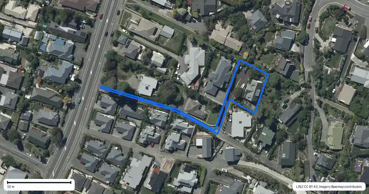 Property context map for 5 Austin Kirk Lane, Huntsbury, Christchurch