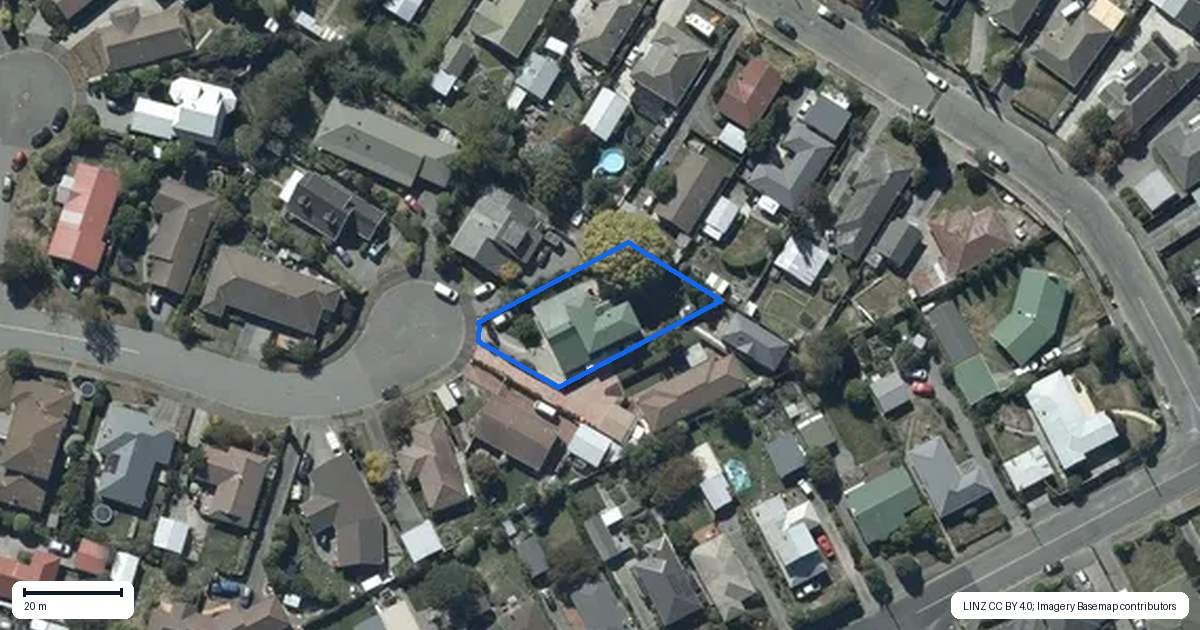 Property context map for 18 Sunbeam Place, Halswell, Christchurch