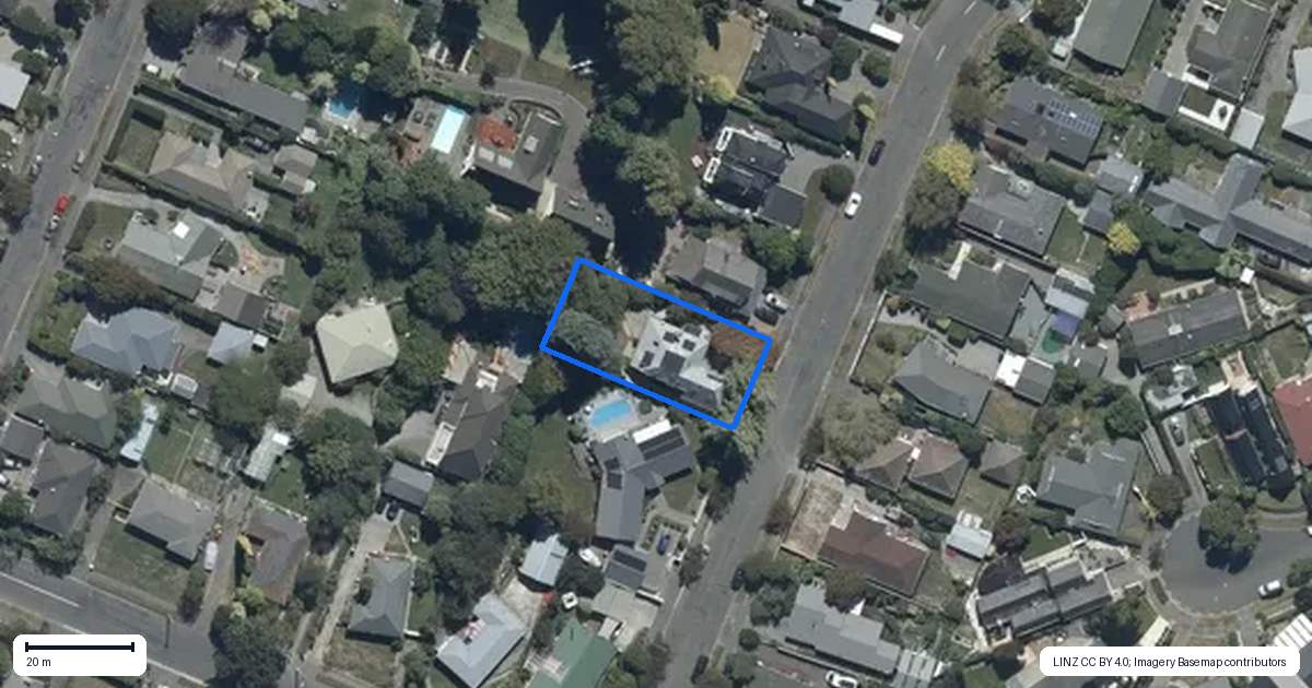 Property context map for 25 Glenharrow Avenue, Avonhead, Christchurch