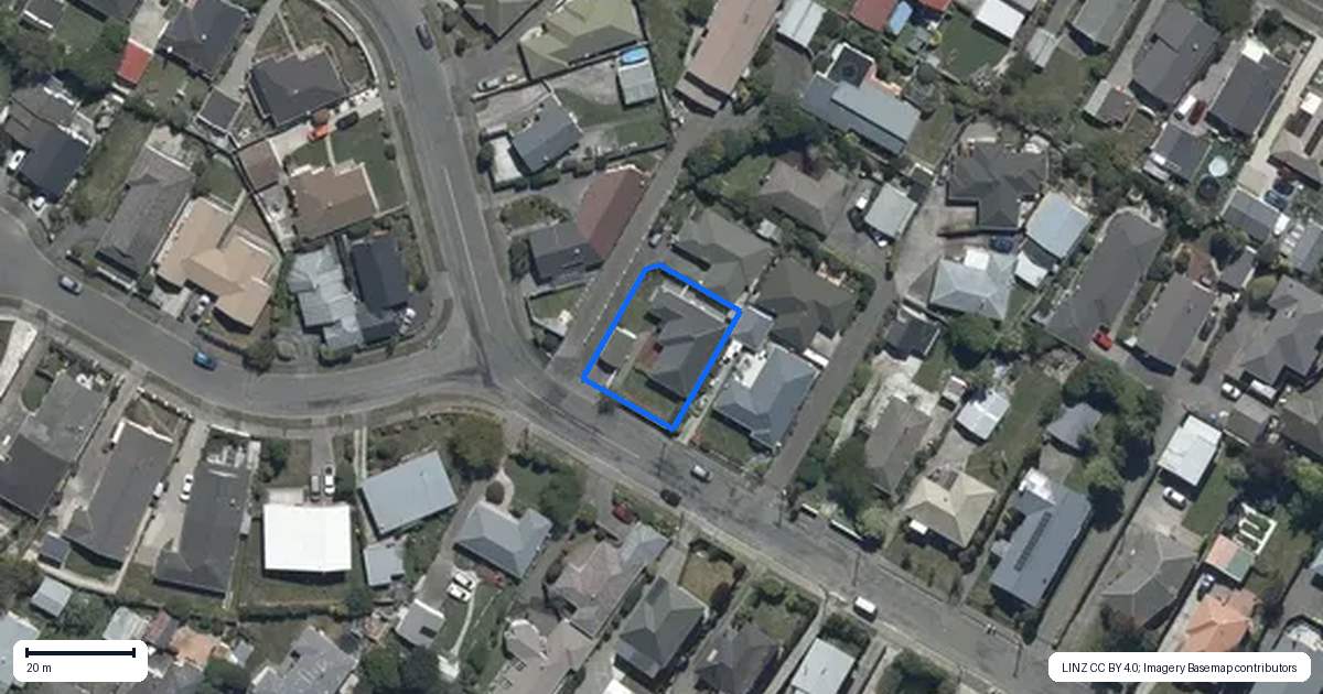 Property context map for 48 Bainton Street, Bishopdale, Christchurch