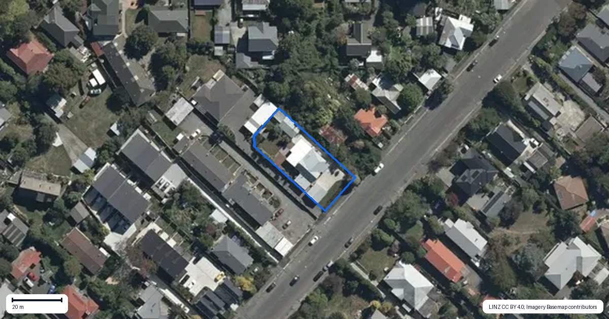 Property context map for 205 England Street, Linwood, Christchurch