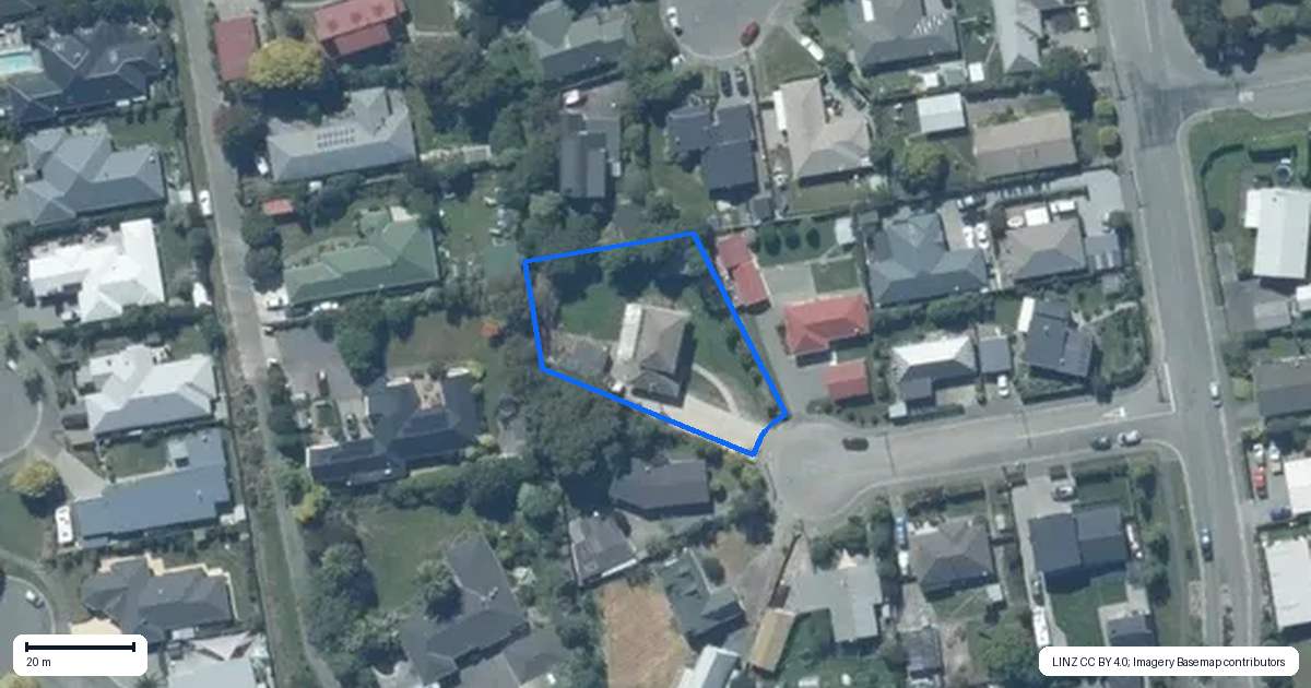 Property context map for 8 Barker Street, Lincoln
