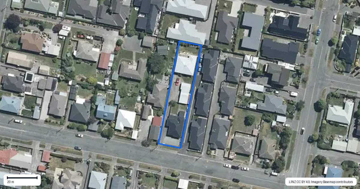 Property context map for 5A Rugby Street, Highfield, Timaru