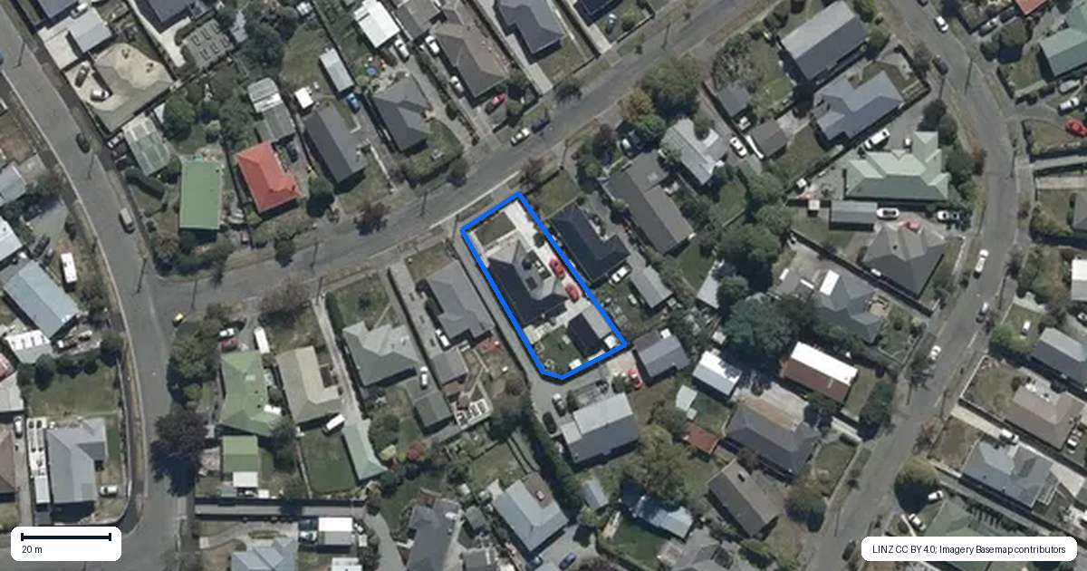 Property context map for 12 Normandy Street, Bishopdale, Christchurch