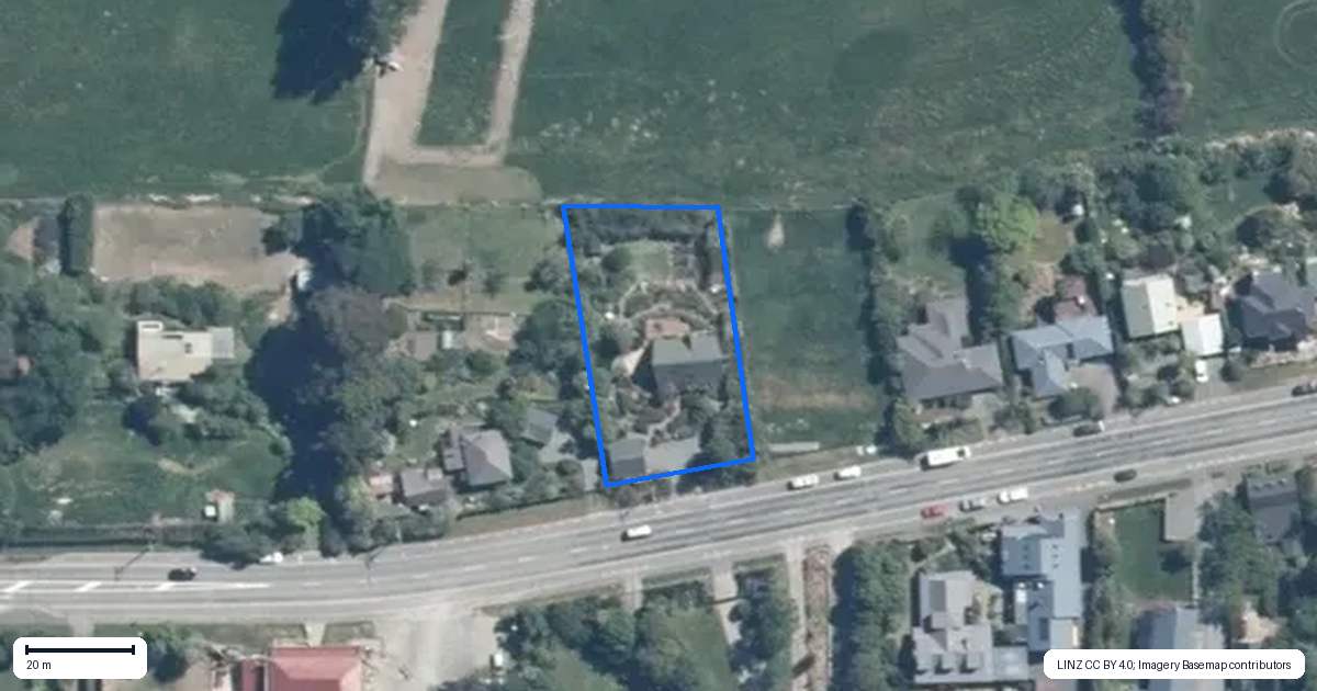 Property context map for 1698 Cust Road, Cust